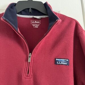 L L BEAN Mens L Pullover Preppy Town and Country Outdoors Classic Sporty